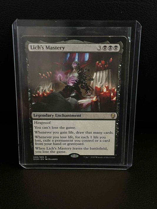 Lich's Mastery Dominaria Magic: The Gathering