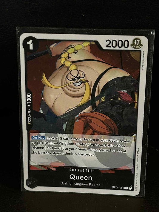 Queen - OP08-080 - R - Foil Two Legends One Piece Lightly Played