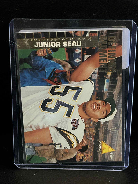 Junior Seau #225 | 1995 Pinnacle Club Collection Football