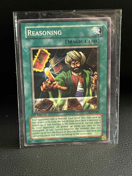 Reasoning - PGD-081 - Common - 1st Edition Pharaonic Guardian Yu-Gi-Oh! Moderate