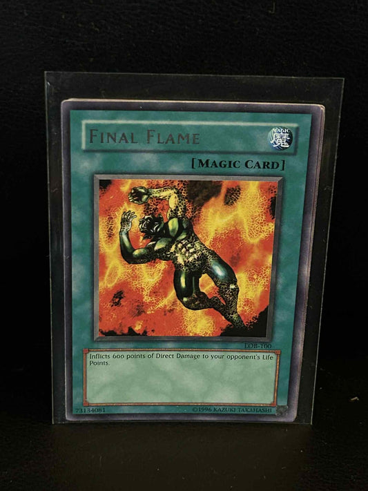 Final Flame - LOB-100 - Rare - Unlimited Edition Legend of Blue Eyes White Drago