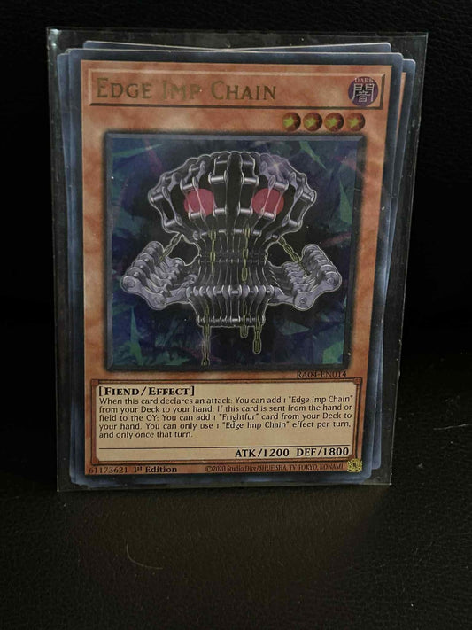 Edge Imp Chain - RA04-EN014 - Ultra Rare - 1st Edition Quarter Century Stampede