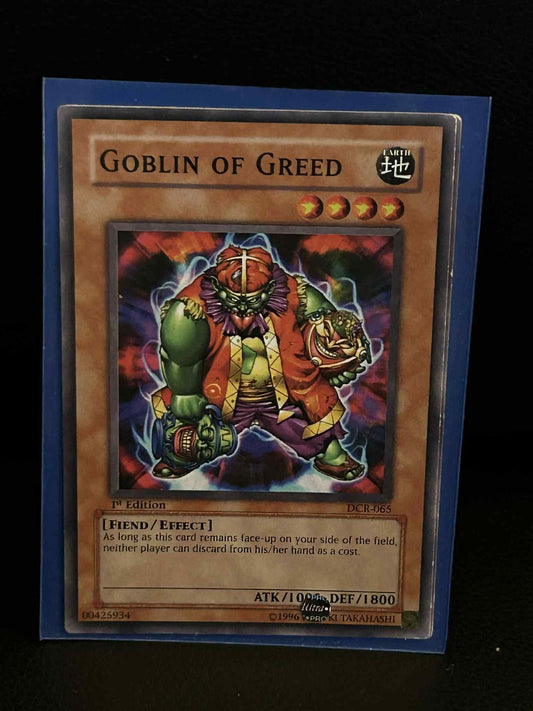 Goblin of Greed - DCR-065 - Common - 1st Edition Dark Crisis Yu-Gi-Oh!