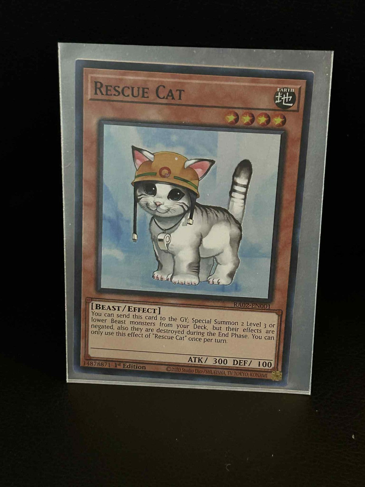 Rescue Cat - RA02-EN001 - Super Rare - 1st Edition 25th Anniversary Rarity Colle