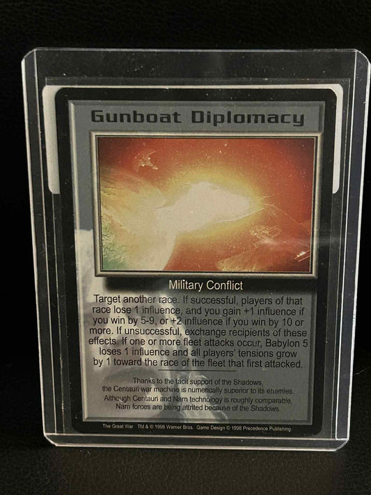 Gunboat Diplomacy The Great War Babylon 5 Light Play