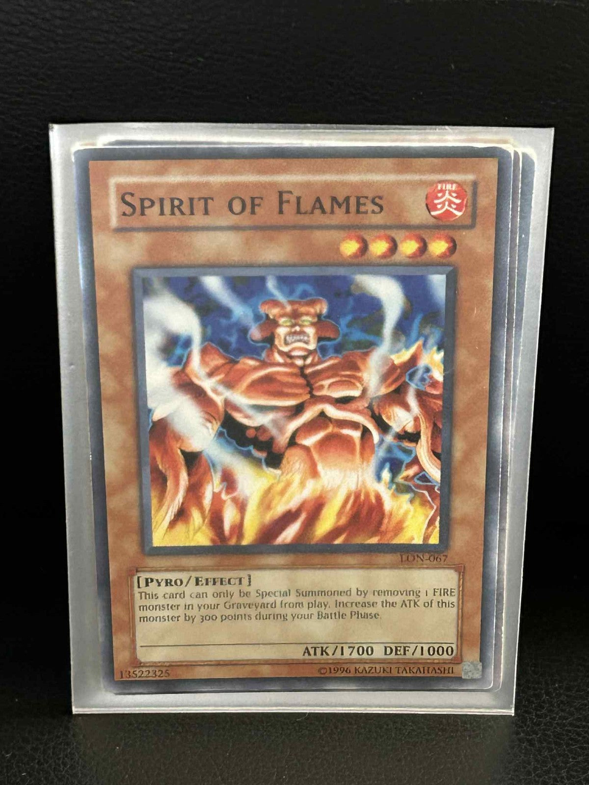 Spirit of Flames - LON-067 - Common - Unlimited Edition Labyrinth of Nightmare Y