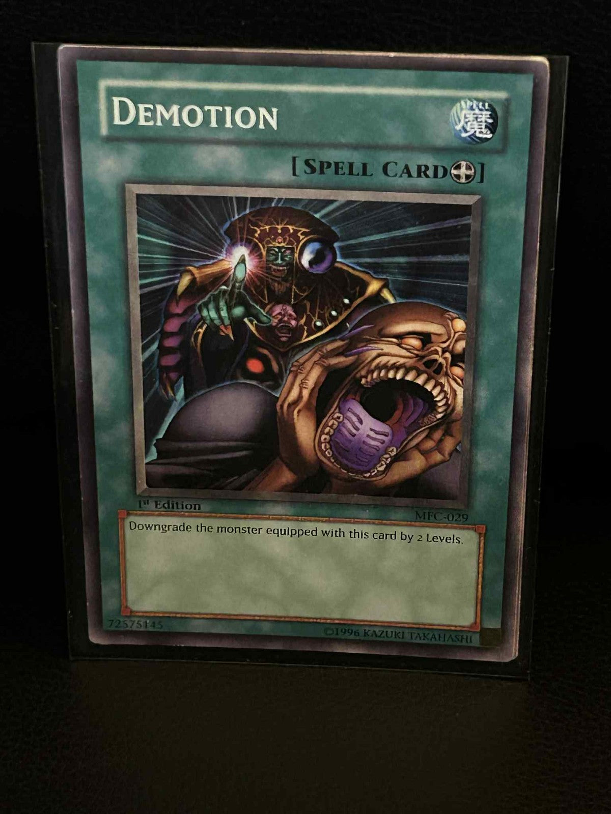 Demotion - MFC-029 - Common - 1st Edition Magician's Force Yu-Gi-Oh! Moderately
