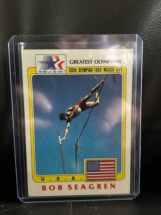 Bob Seagren [#35] 1983 Topps History's Greatest Olympians Olympics Moderately Pl