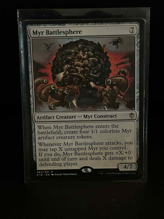 Myr Battlesphere Commander 2016 Magic: The Gathering Moderately Played, English