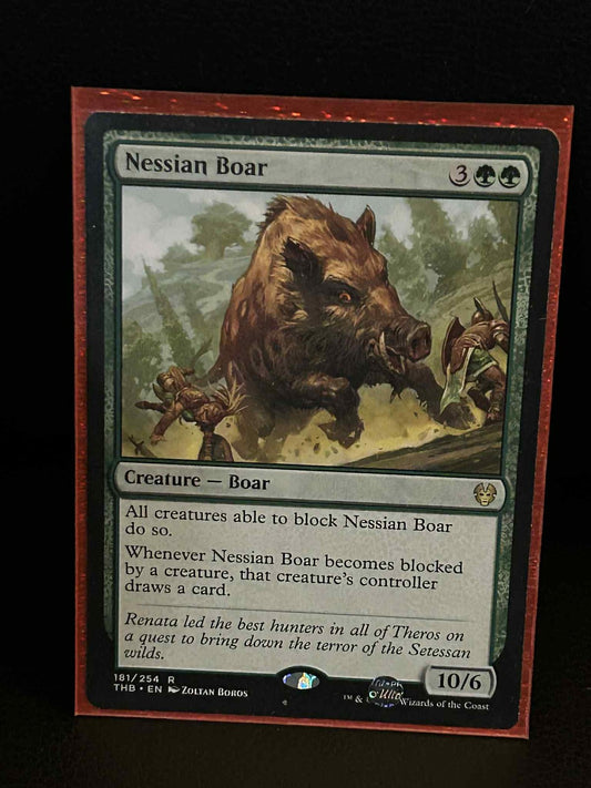 Nessian Boar Theros Beyond Death Magic: The Gathering Lightly Played, English
