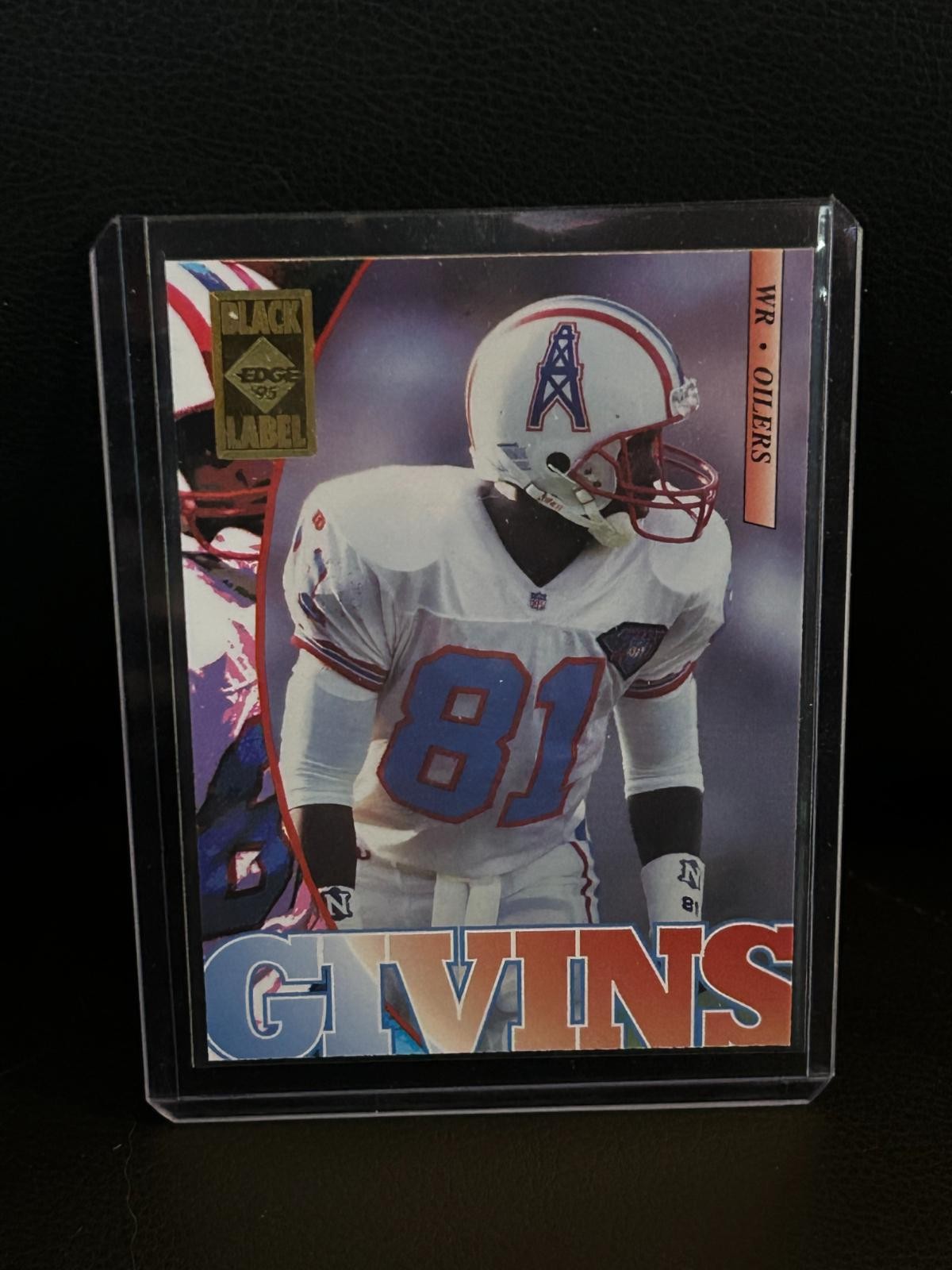 Ernest Givins [Black Label] #77 | 1995 Collector's Edge 1995 Collector's Edge Fo Trading Card