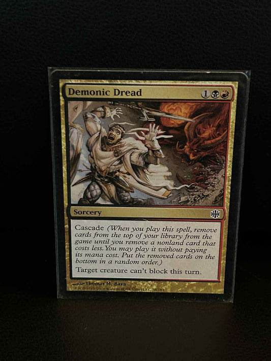 Demonic Dread Alara Reborn Magic: The Gathering Lightly Played, English