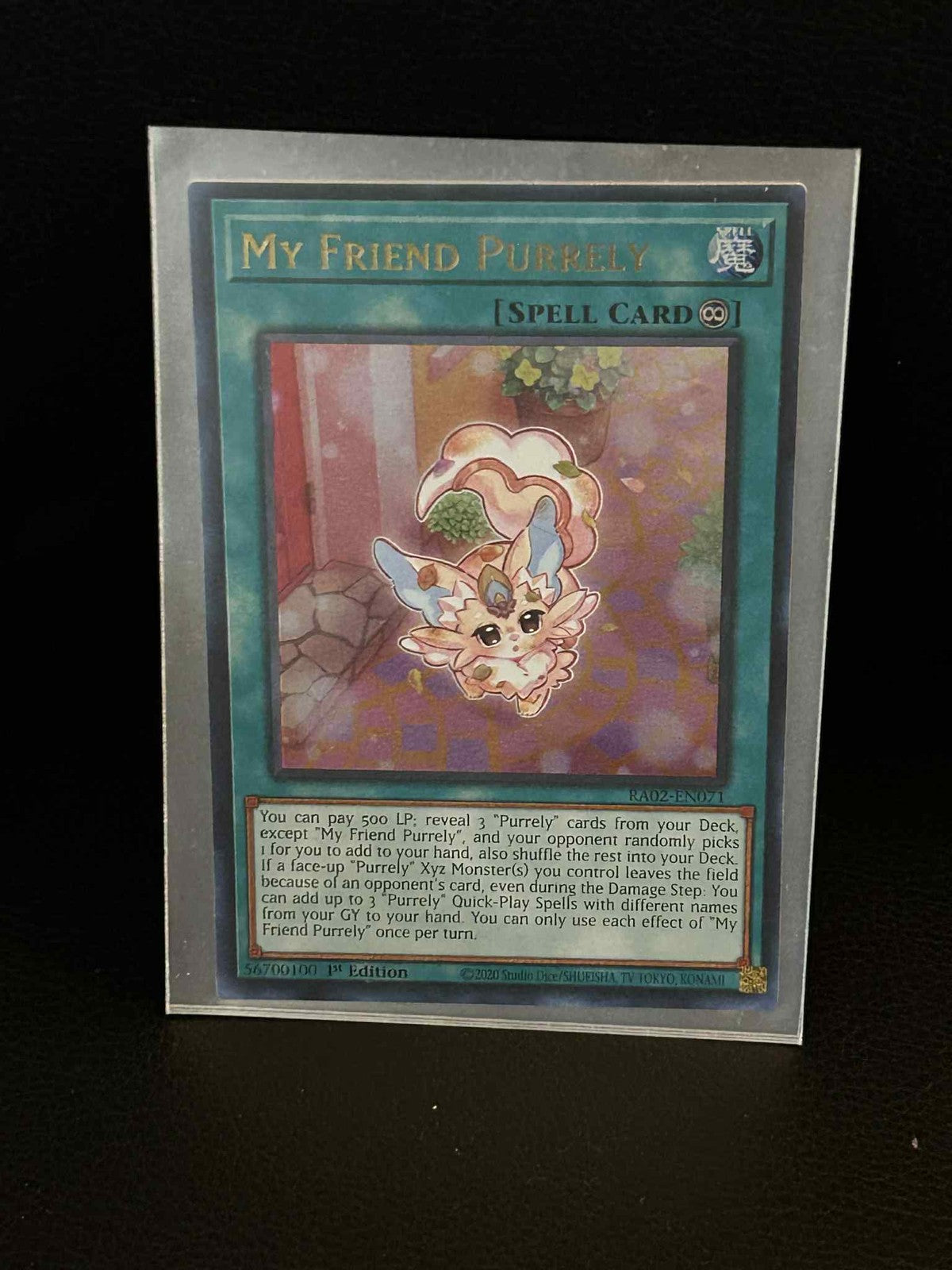 My Friend Purrely - RA02-EN071 - Ultra Rare - 1st Edition 25th Anniversary Rarit