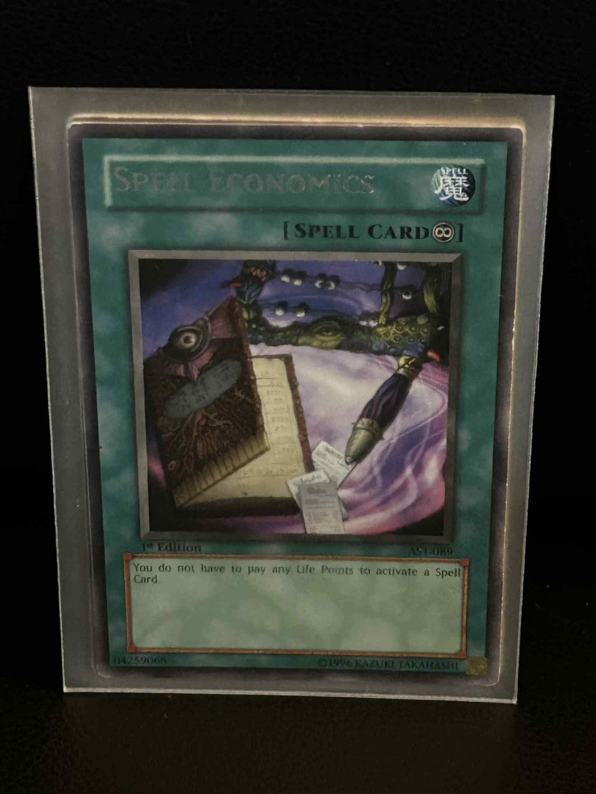 Spell Economics - AST-089 - Rare - 1st Edition Ancient Sanctuary Yu-Gi-Oh! Moder