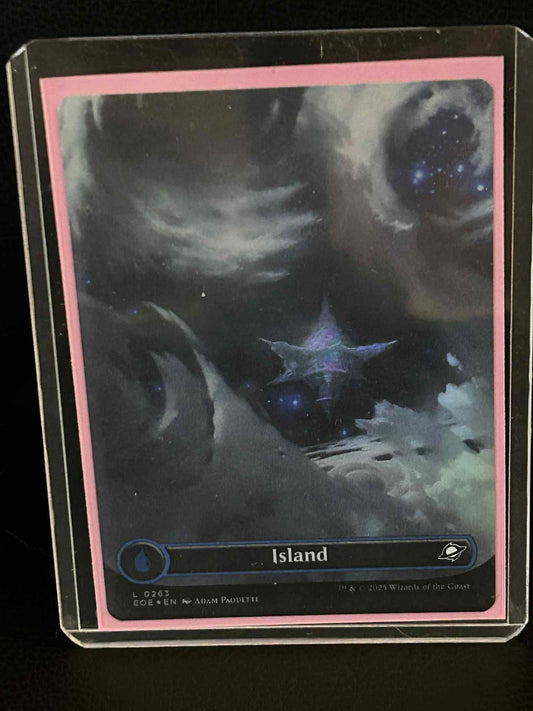 Island (0263) - Foil - Borderless Edge of Eternities Magic: The Gathering