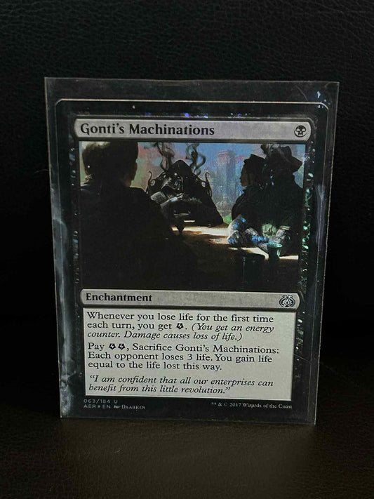 Gonti's Machinations - Foil Aether Revolt Magic: the Gathering Lightly Played, E