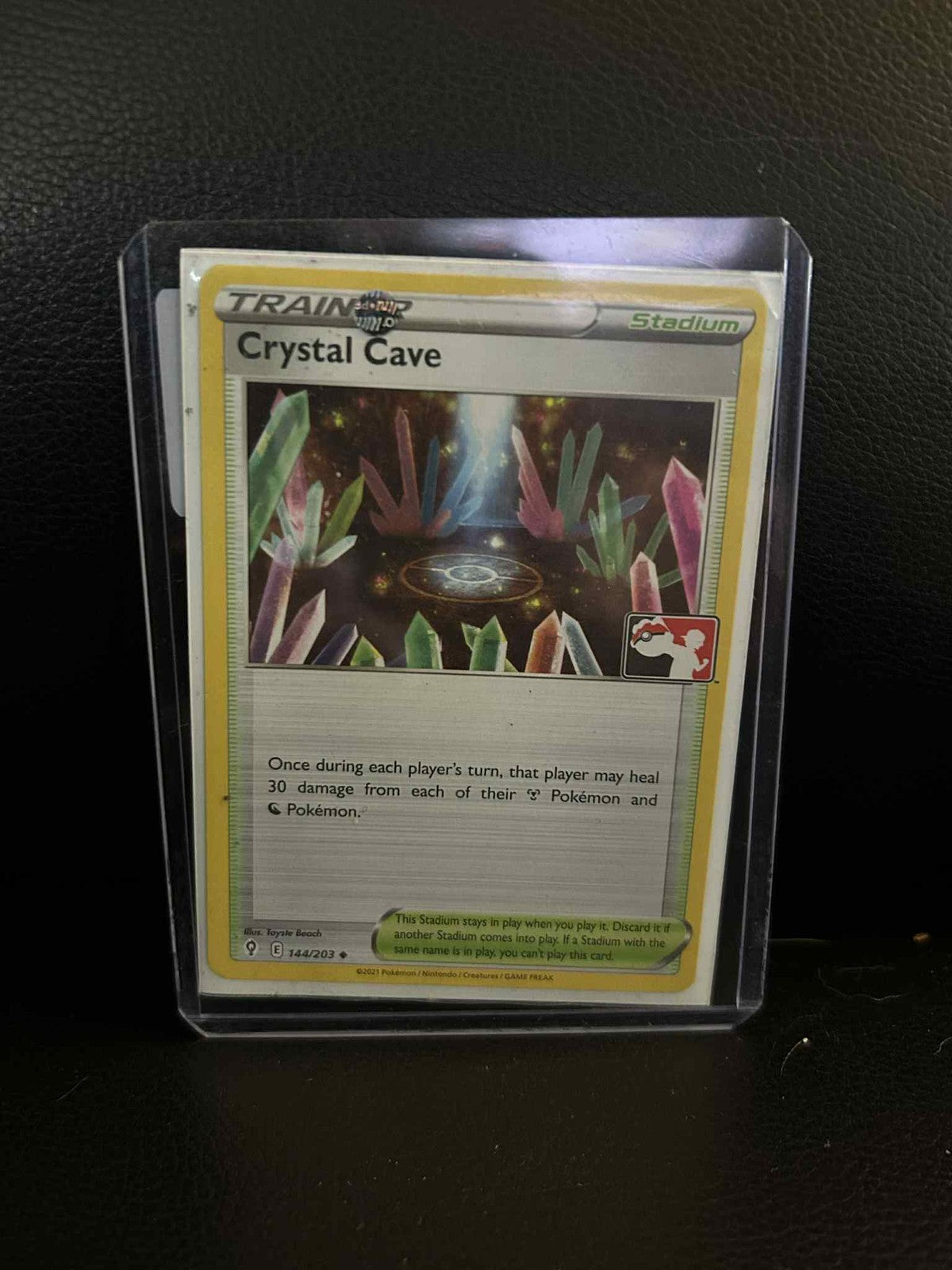 Crystal Cave - 144/203 - Uncommon Prize Pack Series Cards Pokemon Lightly Played