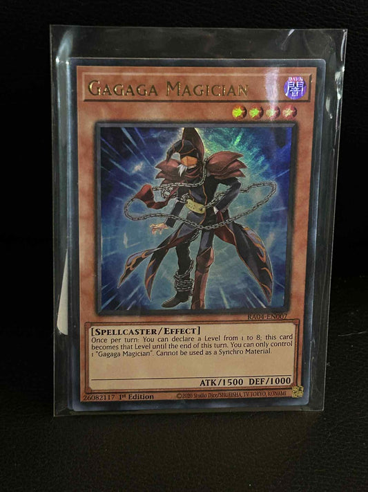 Gagaga Magician - RA04-EN007 - Ultra Rare - 1st Edition Quarter Century Stampede