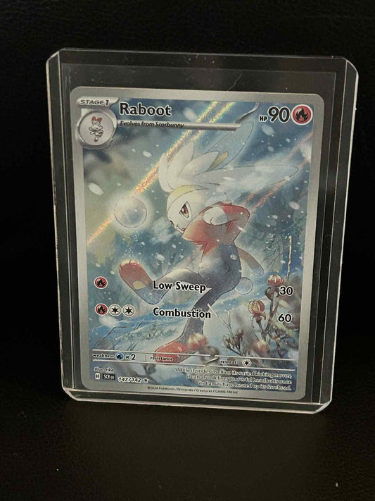 Raboot - 147/142 - Illustration Rare Stellar Crown Pokemon