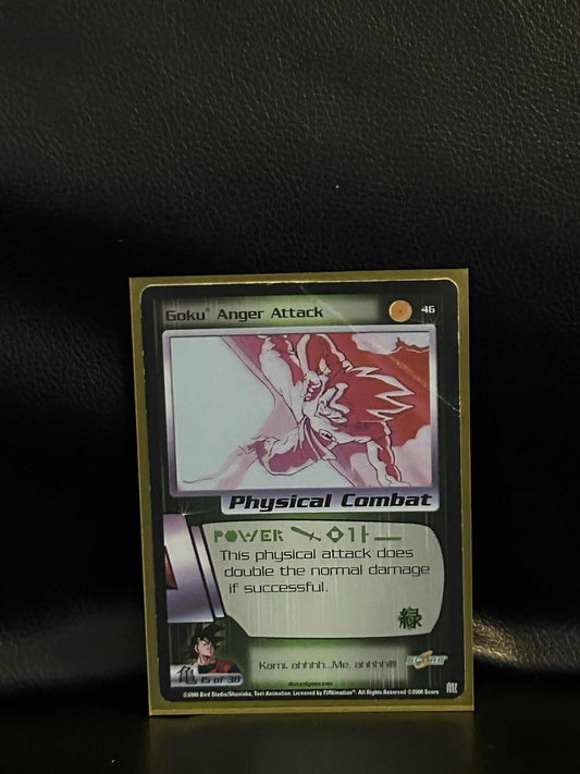 Goku Anger Attack - 046 - Limited Edition Saiyan Saga Dragon Ball Z Moderately P