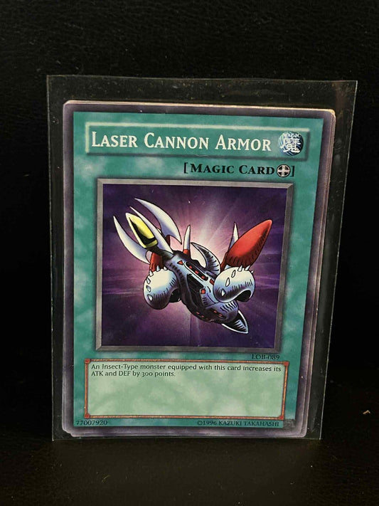 Laser Cannon Armor - LOB-089 - Common - Unlimited Edition Legend of Blue Eyes Wh
