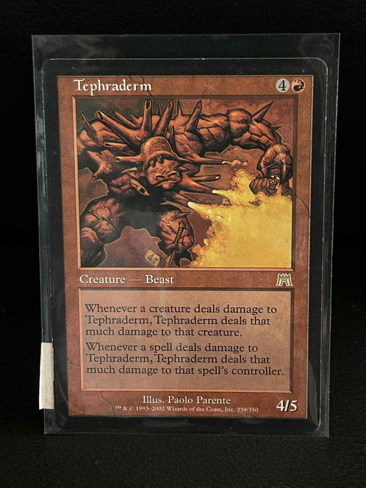 Tephraderm Onslaught Magic: The Gathering Lightly Played, English