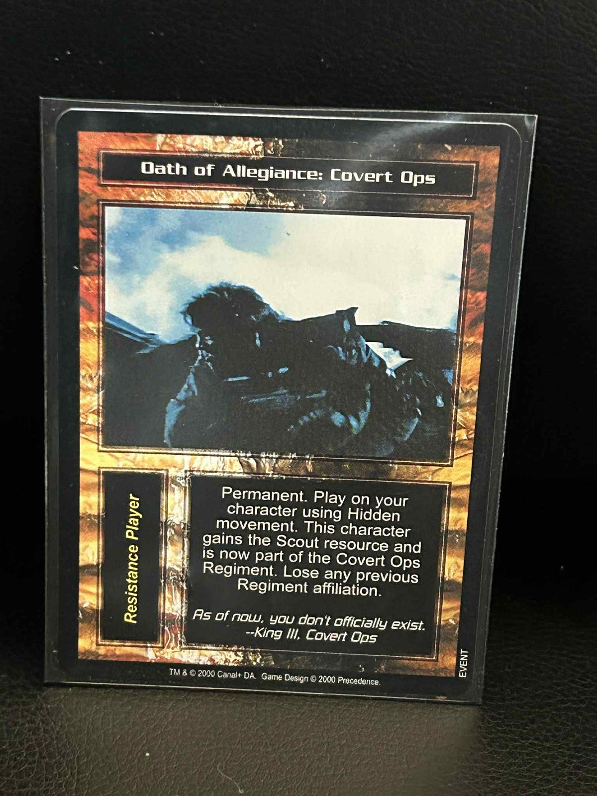 Oath of Allegiance: Covert Ops Base Set Terminator Light Play