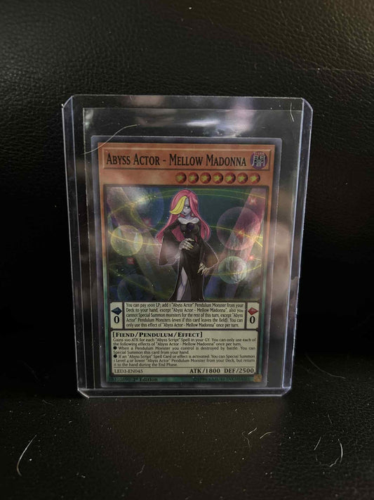 Abyss Actor - Mellow Madonna - LED3-EN045 - Super Rare - 1st Edition Legendary D
