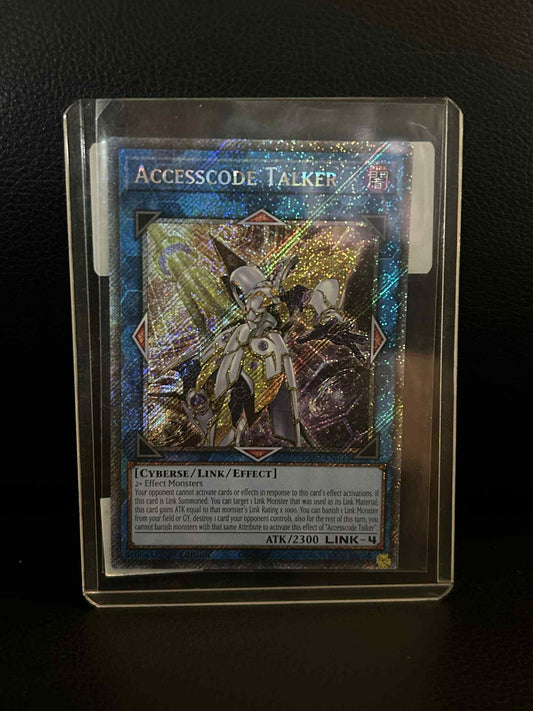 Accesscode Talker - RA02-EN044 - Quarter Century Secret Rare - 1st Edition 25th