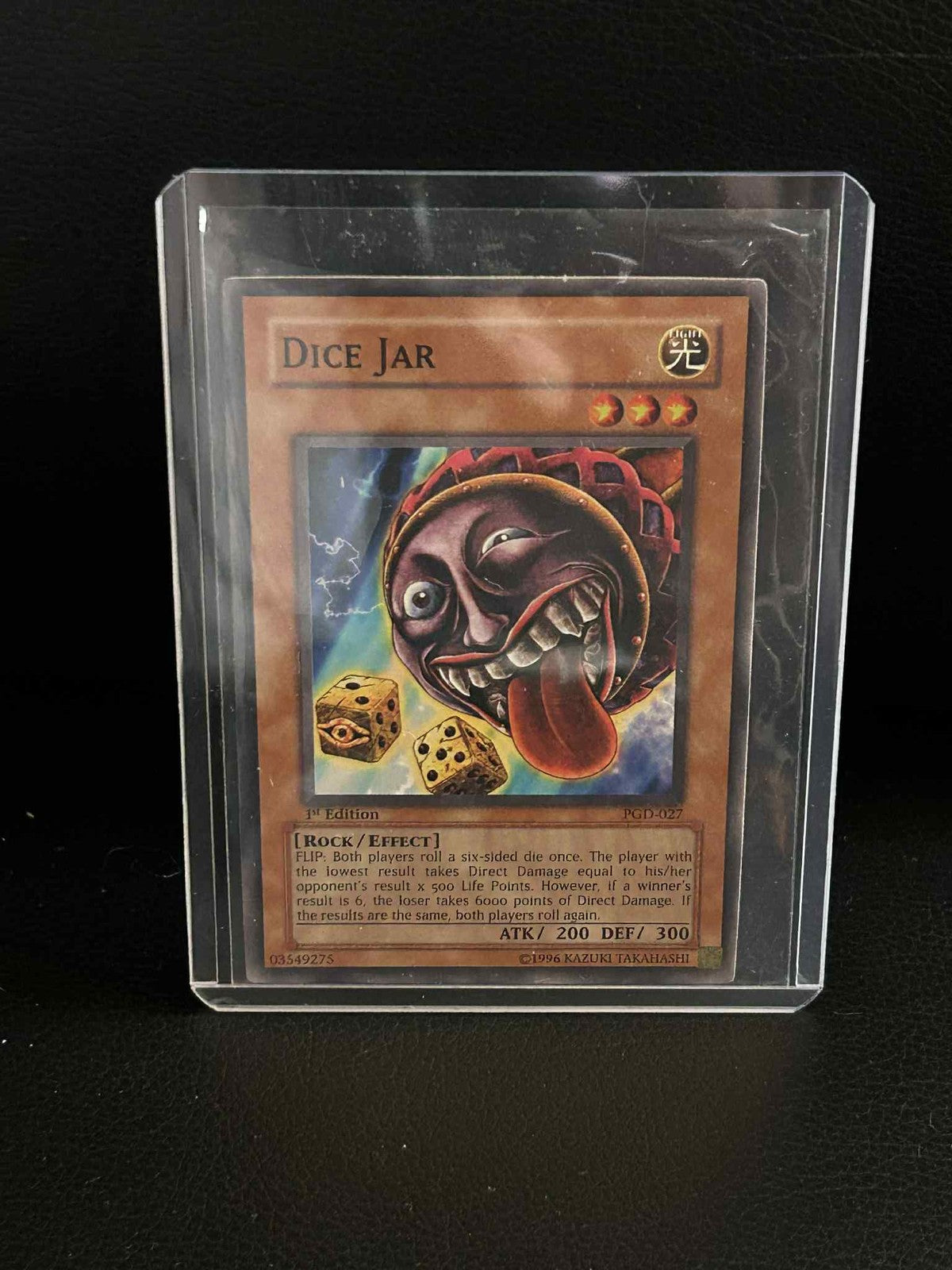 Dice Jar - PGD-027 - Common - 1st Edition Pharaonic Guardian Yu-Gi-Oh! Lightly P