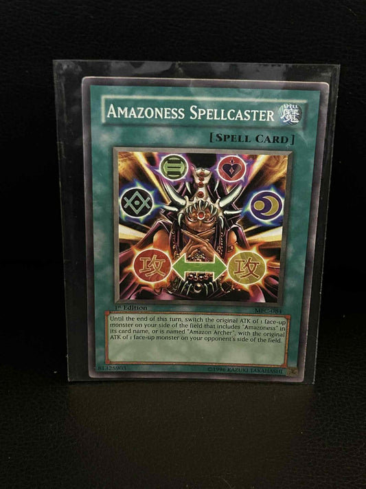 Amazoness Spellcaster - MFC-084 - Common - 1st Edition Magician's Force Yu-Gi-Oh
