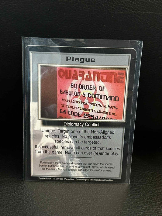 Plague The Great War Babylon 5 Light Play