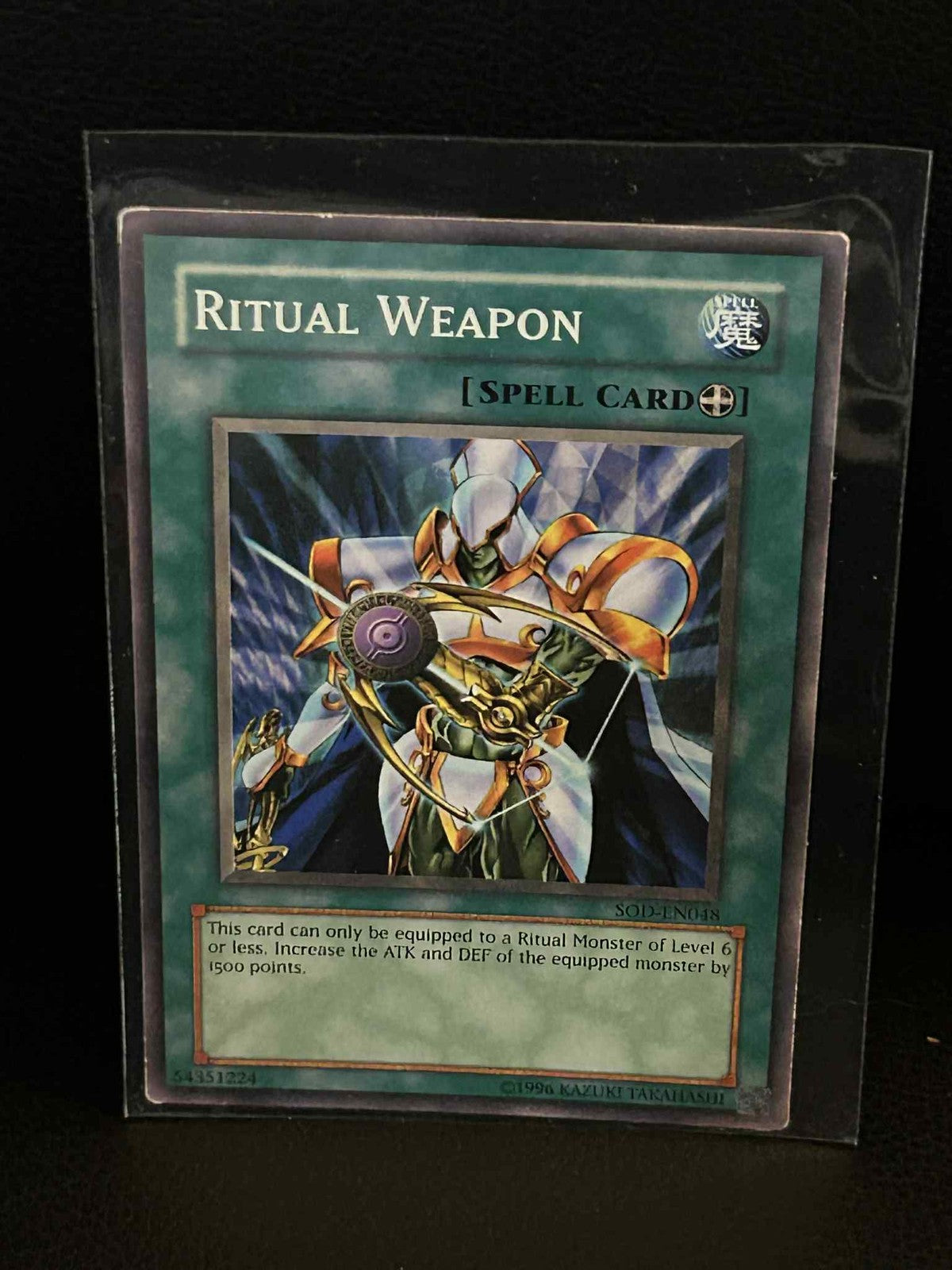 Ritual Weapon - SOD-EN048 - Common - Unlimited Edition Soul of the Duelist Yu-Gi