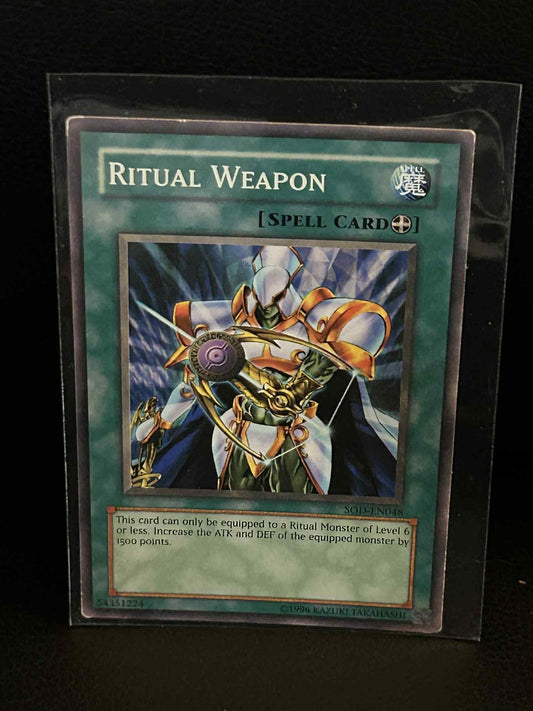 Ritual Weapon - SOD-EN048 - Common - Unlimited Edition Soul of the Duelist Yu-Gi