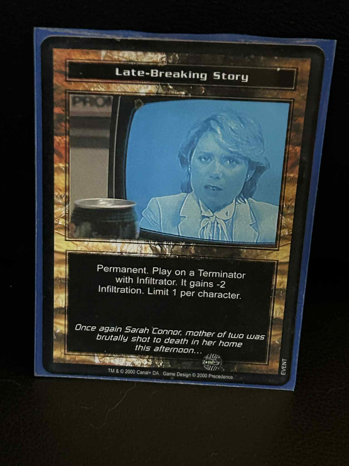 Late-Breaking Story Base Set Terminator Light Play