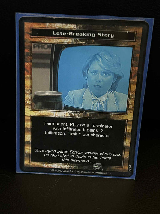 Late-Breaking Story Base Set Terminator Light Play