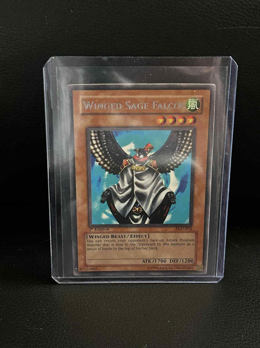 Winged Sage Falcos - PGD-072 - Rare - 1st Edition Pharaonic Guardian Yu-Gi-Oh!
