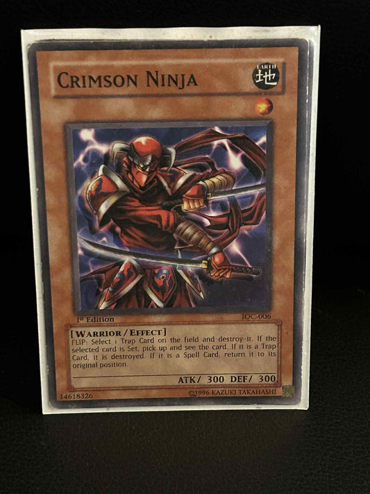 Crimson Ninja - IOC-006 - Common - 1st Edition Invasion of Chaos Yu-Gi-Oh! Moder