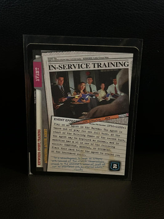 In-service Training Premier Edition X-Files Light Play