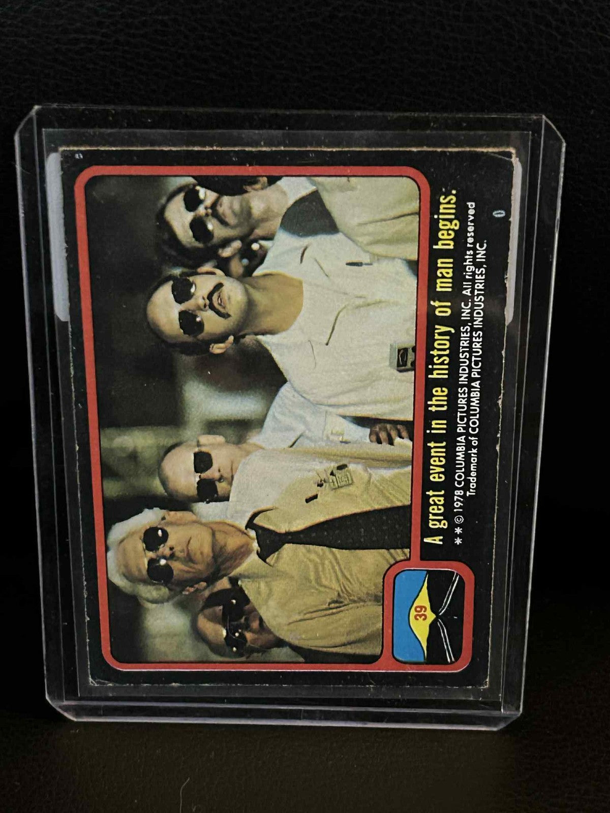 Ein Großereignis in der Geschichte des Menschen beginnt. #39 1978 Topps Unheimliche Begegnung der dritten Art Sammelkarte