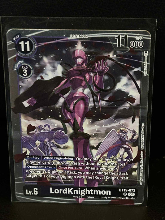 LordKnightmon - BT19-072 - R - Foil Release Special Booster 2.0 Digimon Lightly