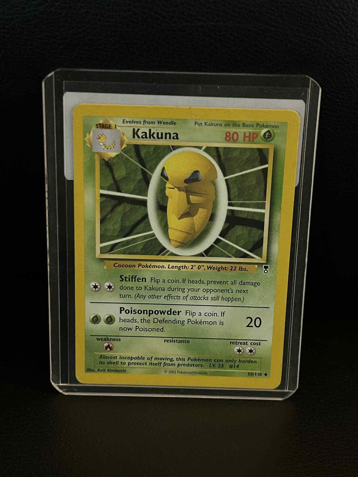 Kakuna - 50/110 - Uncommon Legendary Collection Pokemon Moderately Played, Engli