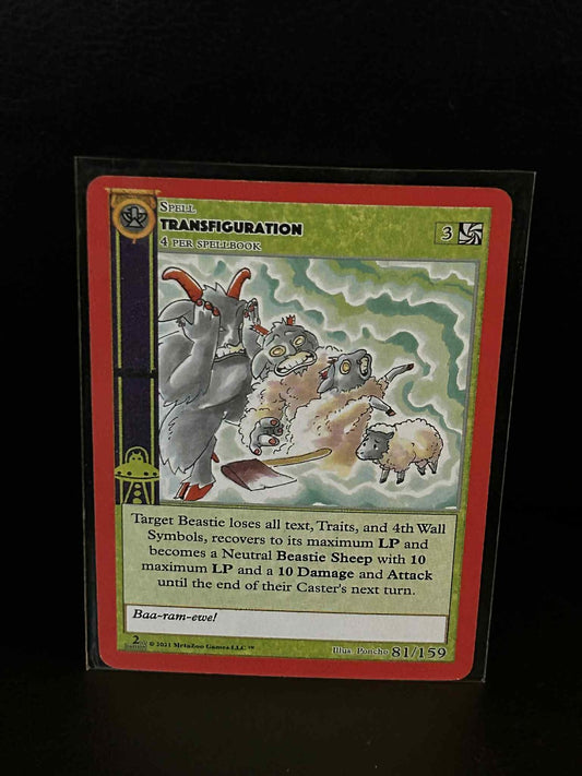 Transfiguration 81/159 - Second Edition Cryptid Nation: Second Edition MetaZoo L