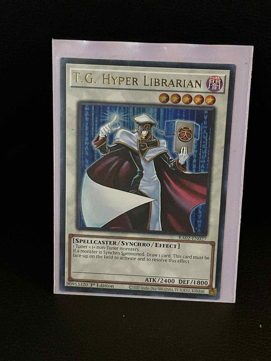 T.G. Hyper Librarian - RA02-EN027 - Ultra Rare - 1st Edition 25th Anniversary Ra