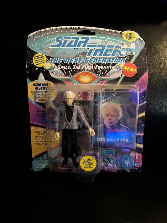 Playmates Toys Star Trek Tng Admiral Mccoy Action Figure On Card