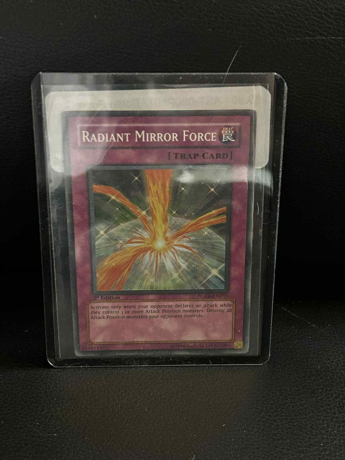 Radiant Mirror Force - FOTB-EN055 - Super Rare - 1st Edition Force of the Breake