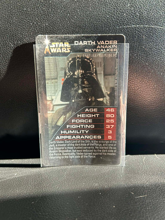 Darth Vader Anakin Skywalker Episodes 4-6 Star Wars Top Trumps Moderately Played