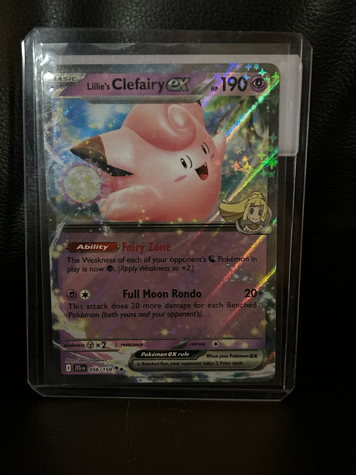 Lillie's Clefairy ex - 056/159 - Double Rare  Scarlet & Violet: Journey Together Pokemon