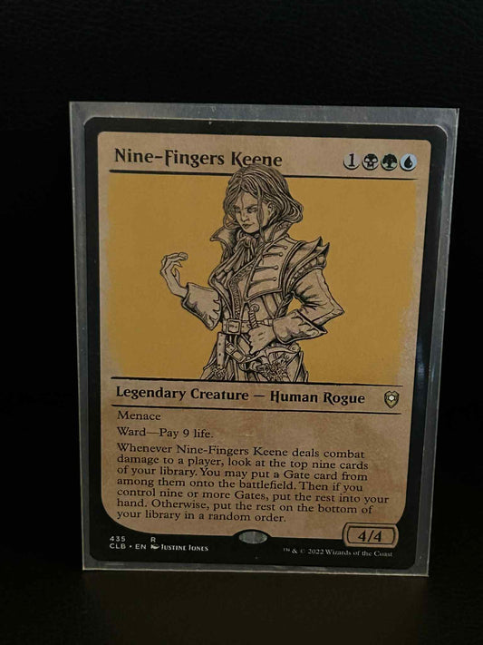 Nine-Fingers Keene - Showcase Commander Legends: Battle for Baldur's Gate Magic: