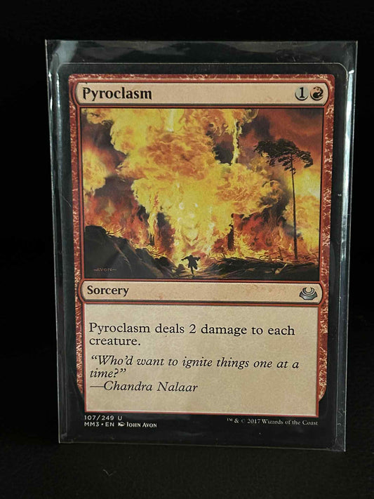 Pyroclasm Modern Masters 2017 Magic: the Gathering Lightly Played, English